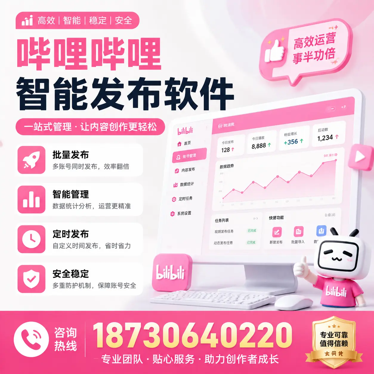 如何评估哔哩哔哩智能发布软件的ROI?宝鸡 企业必读